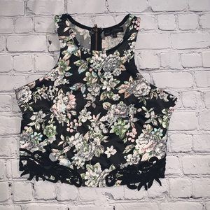 FLORAL CROP TOP
